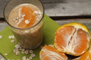 Mandarinin smuti z ovsenimi kosmiči