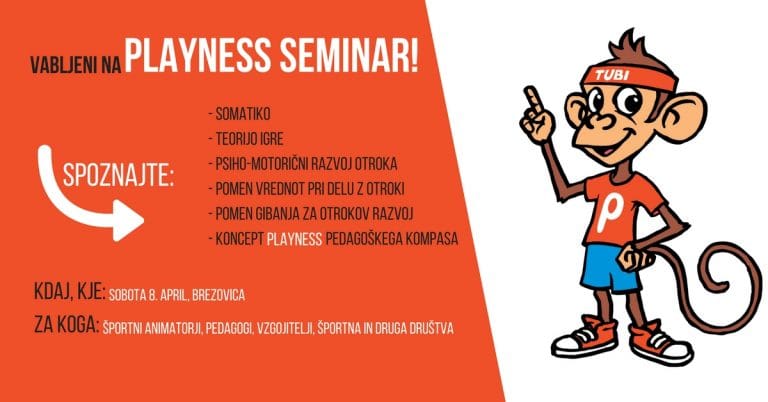 Vabilo na playness seminar z dr. Milanom Hosto