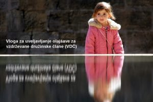 Dohodnina – vloga za uveljavljanje olajšave za vzdrževane družinske člane (VDČ)