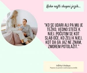 Kako najti skupni jezik …