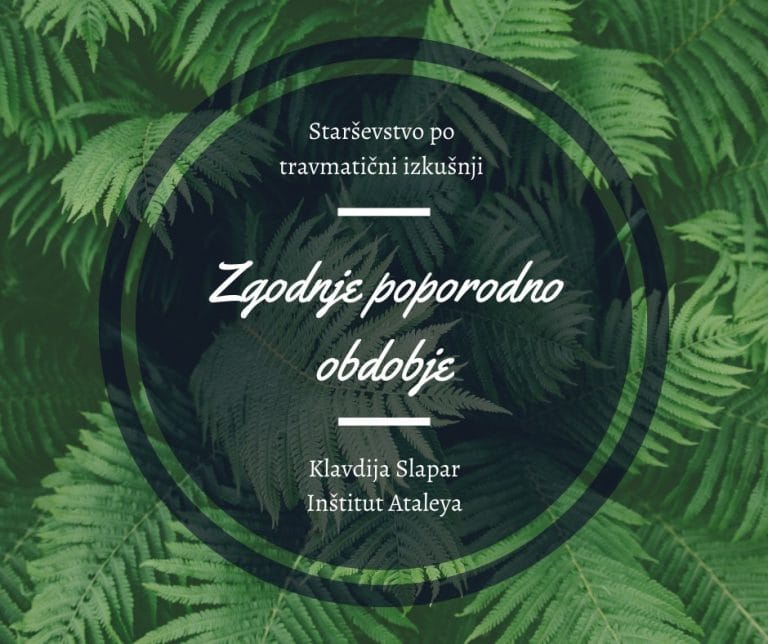 Zgodnje poporodno obdobje - stiska po travmatičnem porodu