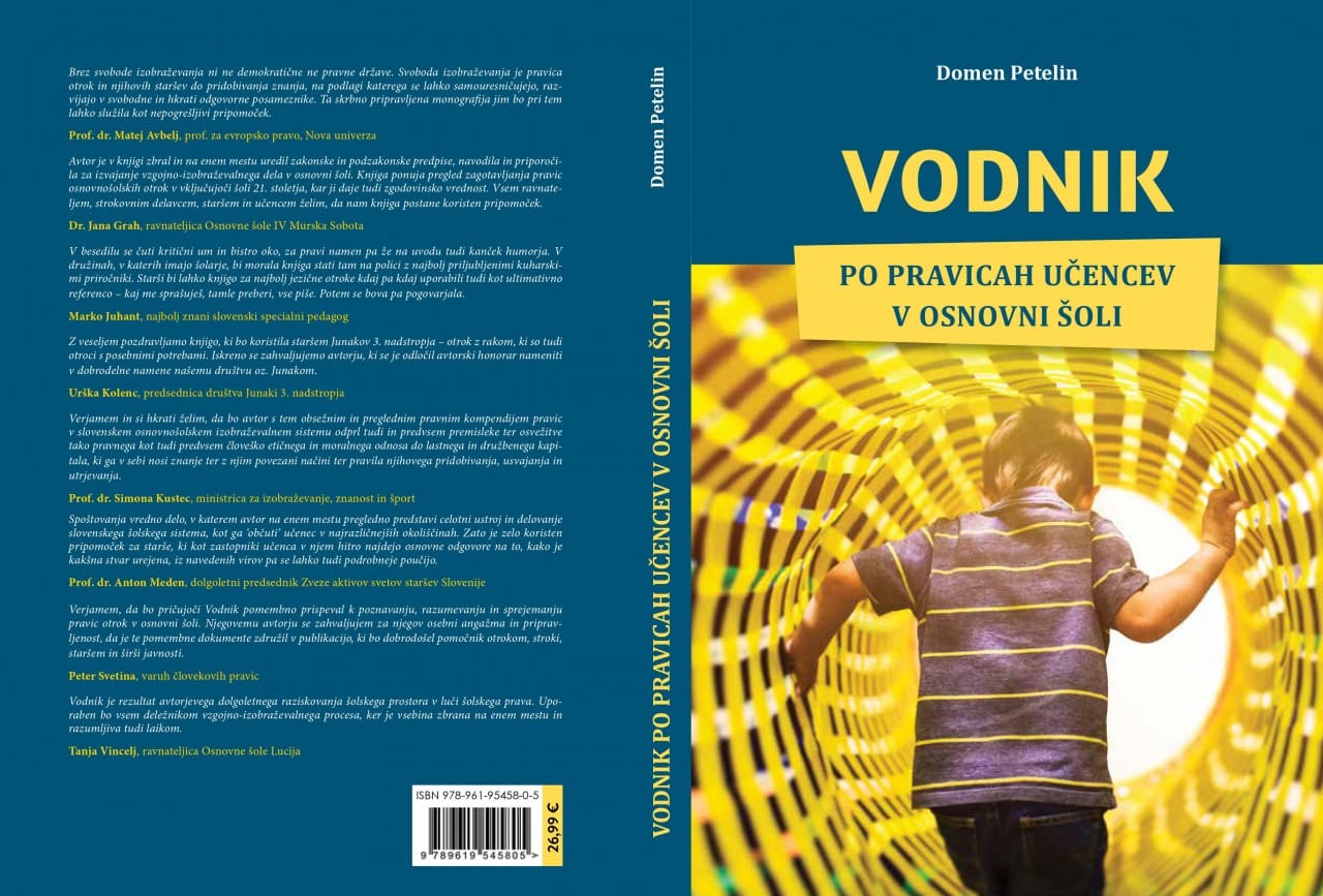 Knjiga: Vodnik po pravicah učencev v osnovni šoli