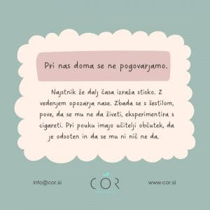 Kako ohranimo stik z najstnikom?